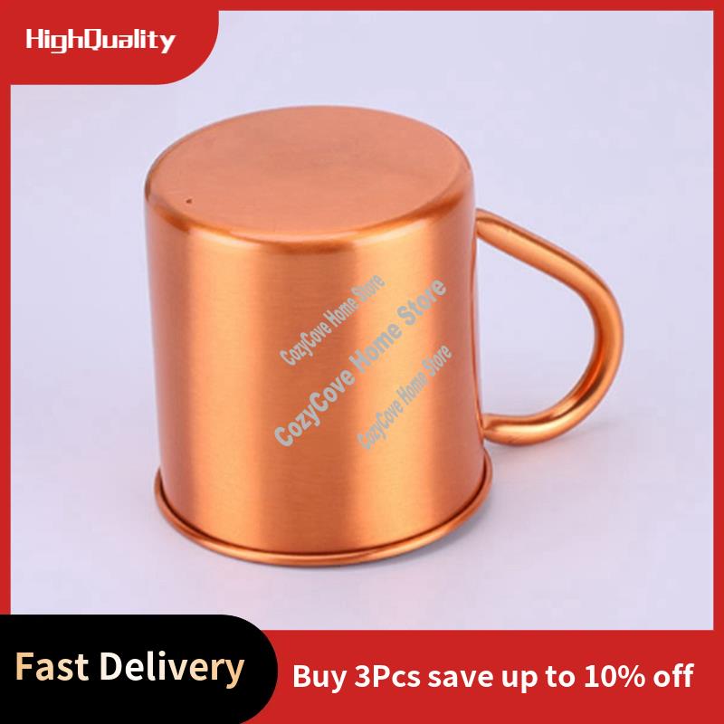 Copper Cocktail Mug - スポーツ用品 ストレートカップハンドル カクテルカップ 純銅マグ-A27R