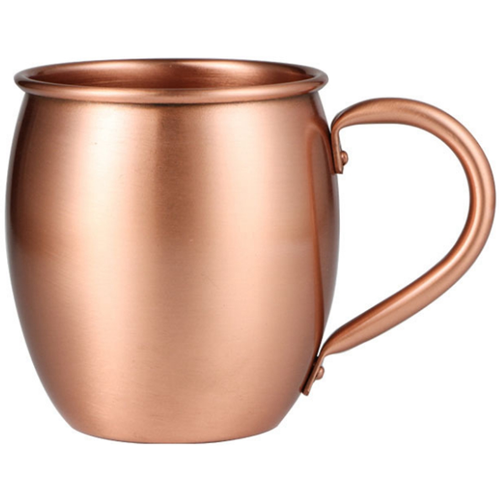 Copper Cocktail Mug - 冷たい飲み物用の純銅製マグカップ,ドラムカップ,カクテルカップ,レストランバー,500 ml, 100% 純粋,b