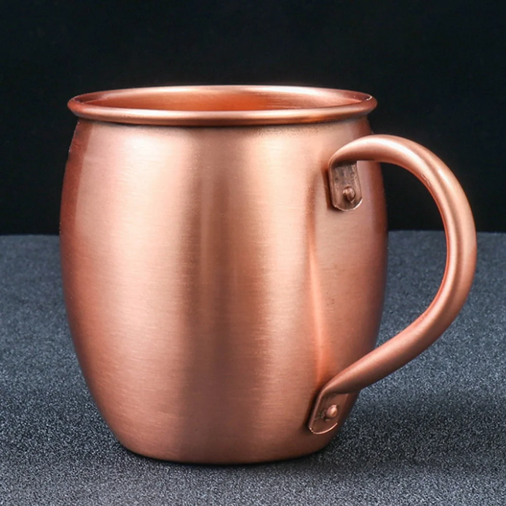 Copper Cocktail Mug - 530ML 100%純銅製マグカップ モスクワミュールマグ ドラムカップ カクテルカップ 純銅マグ