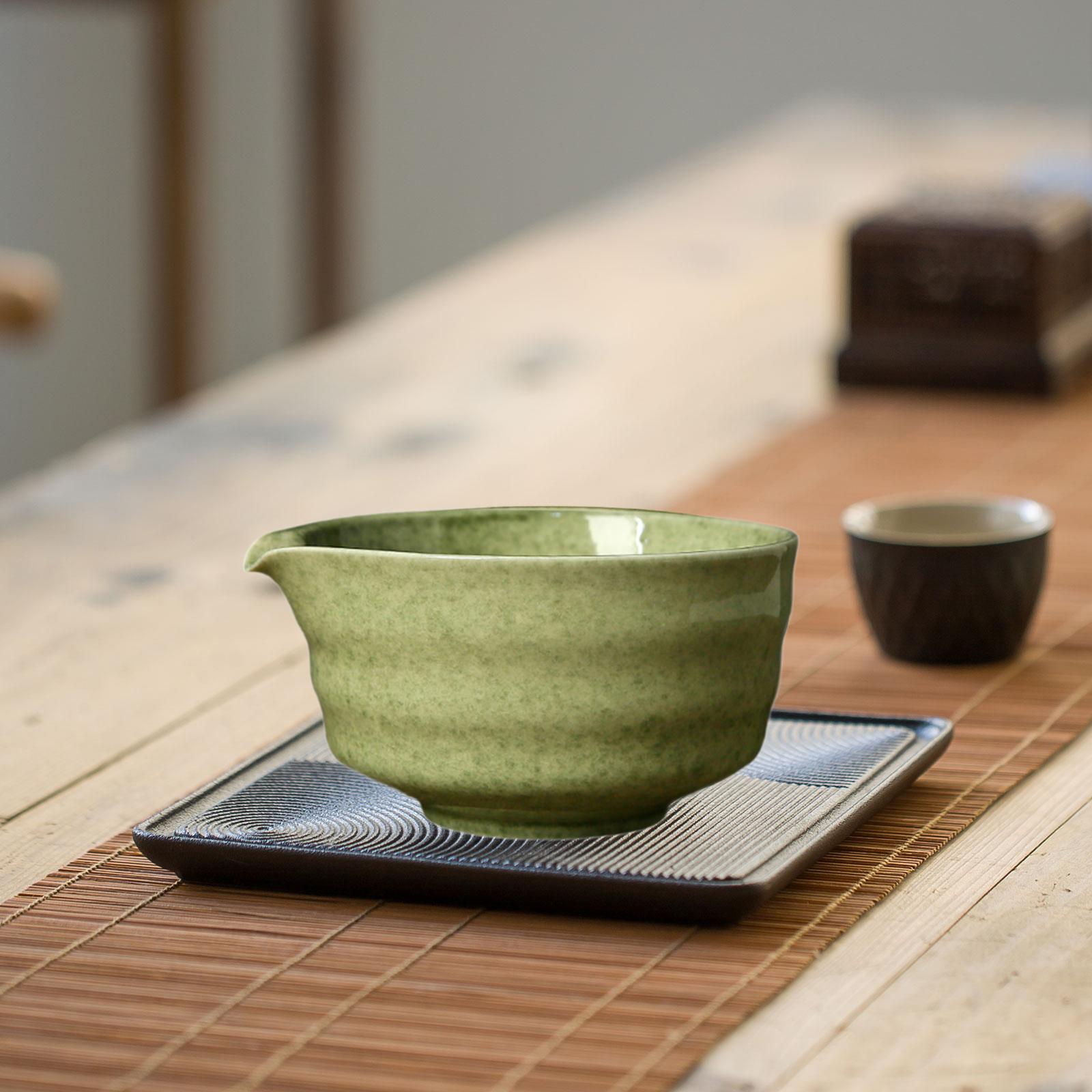 セラミック抹茶ボウル 注ぎ口付き 日本茶カップ 友人 家族  - Handmade Ceramic Mug のレビューと価格