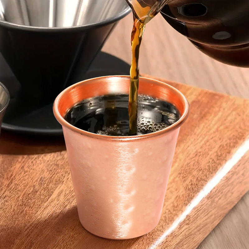 4個/6個セット 銅メッキビールカップ 2オンス 耐衝撃 モ - Copper Cocktail Mug のレビューと価格