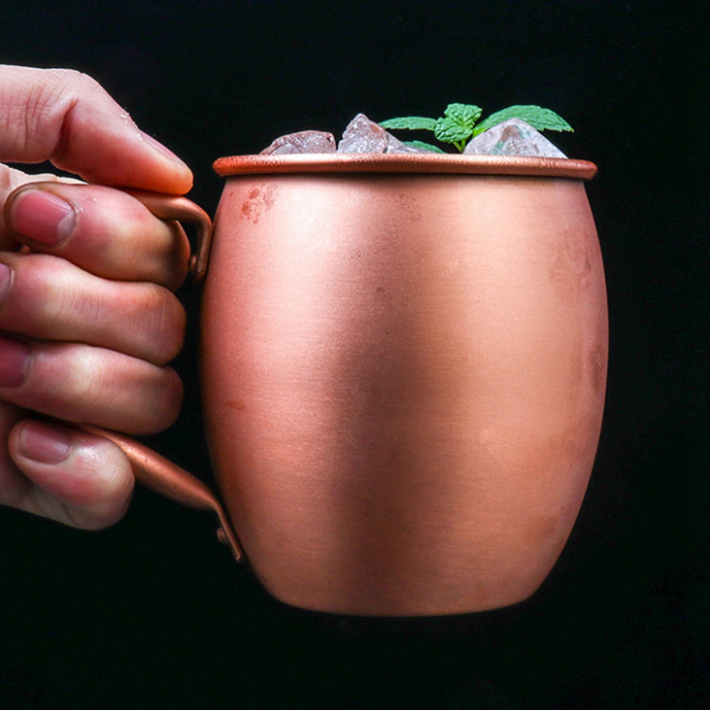 冷たい飲み物用の純銅製マグカップ,ドラムカップ,カクテルカッ - Copper Cocktail Mug のレビューと価格