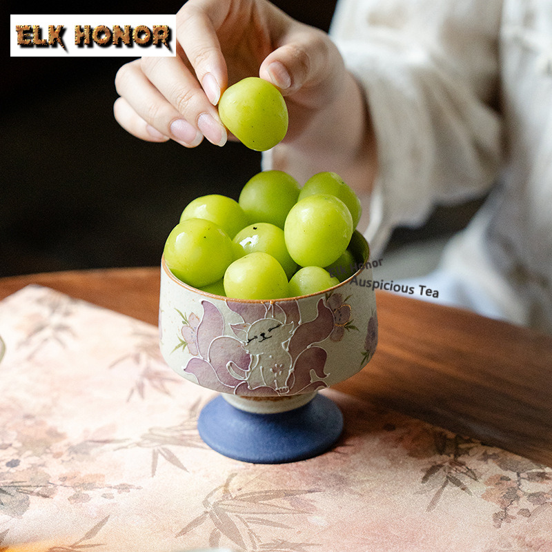 210ml 手描き九尾妖狐茶碗 手作り茶碗 マグカップ 茶鑑 - Handmade Ceramic Mug のレビューと価格