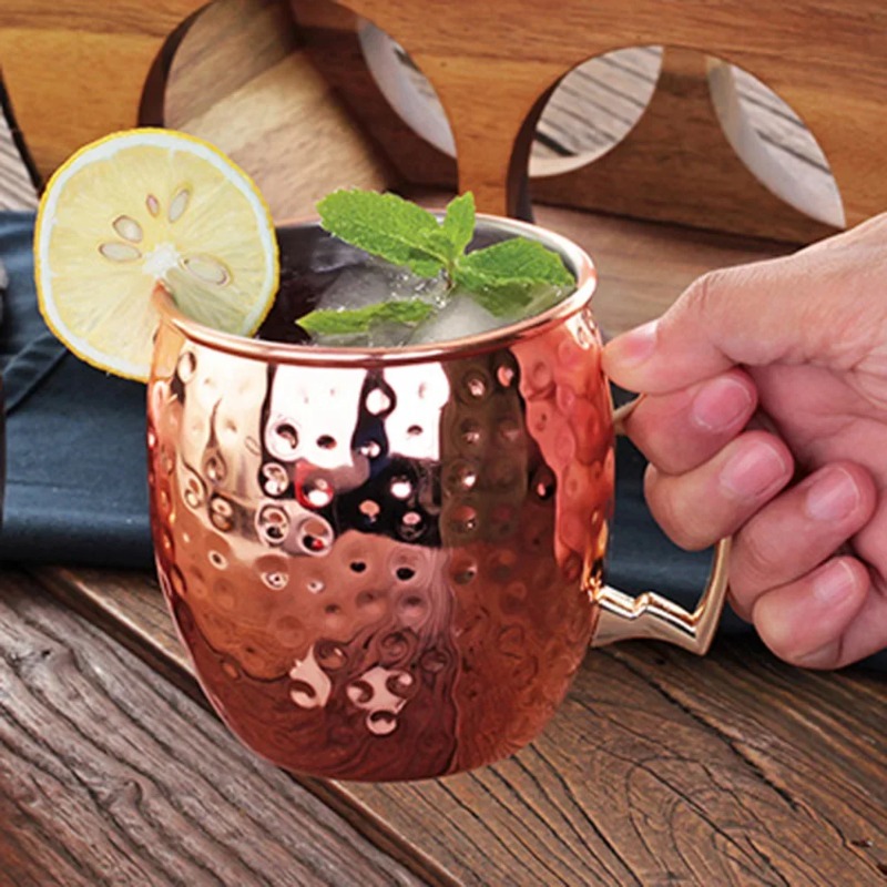 1-6 個のカクテルワインカップモスクワミュールマグステンレ - Copper Cocktail Mug のレビューと価格