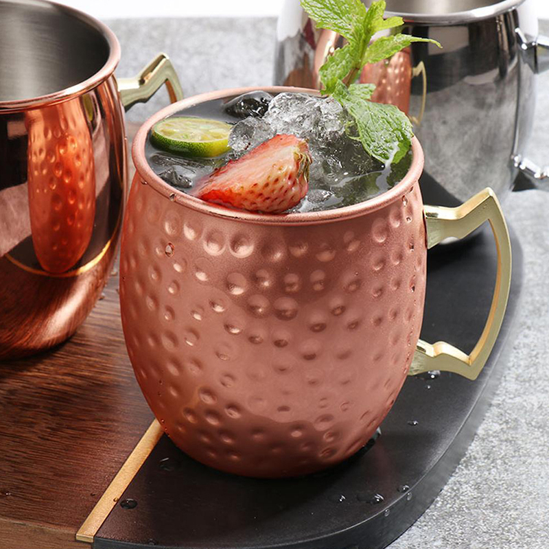 1 個 530 ミリリットルステンレス鋼モスクワミュールマグ - Copper Cocktail Mug のレビューと価格