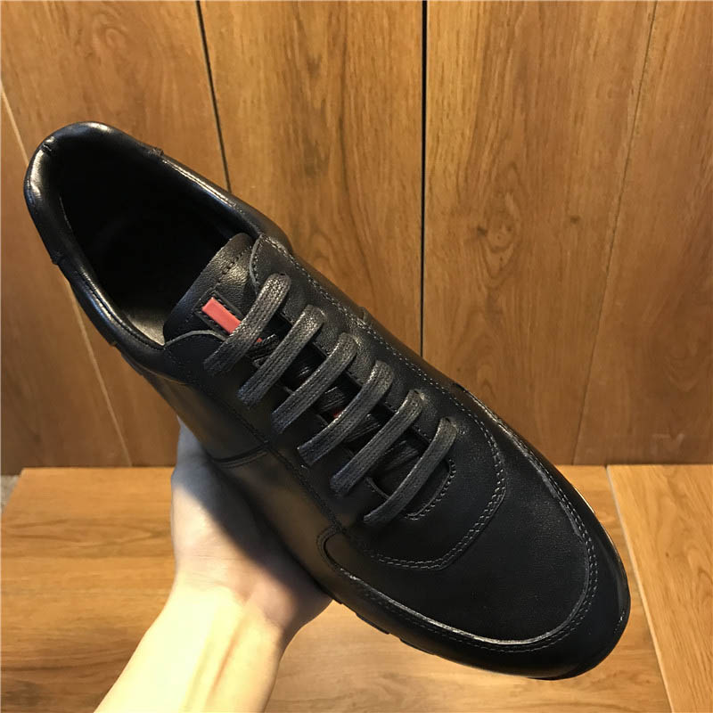 男性本革靴冬の高級身長増加プラットフォームスニーカー英国スタ - Luxury Men Lifestyle のレビューと価格