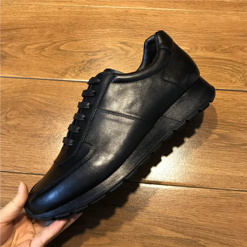 男性本革靴冬の高級身長増加プラットフォームスニーカー英国スタ - Luxury Men Lifestyle のレビューと価格