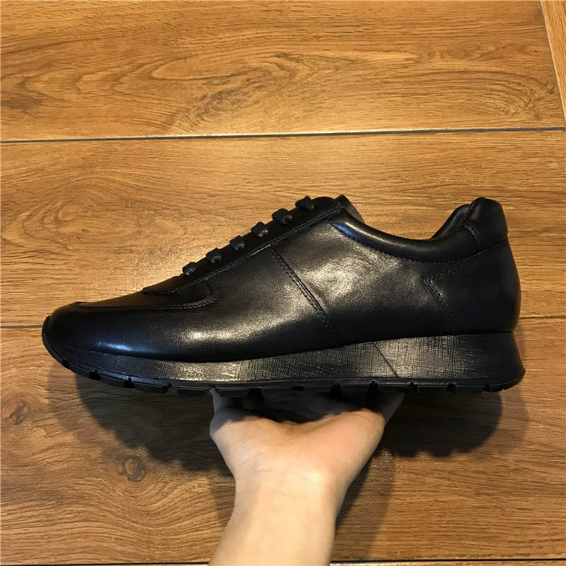 男性本革靴冬の高級身長増加プラットフォームスニーカー英国スタ - Luxury Men Lifestyle のレビューと価格