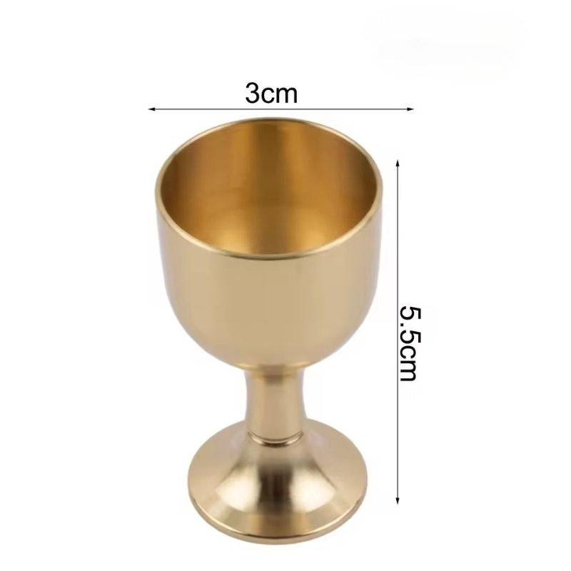 純銅の聖杯カップカクテルグラスワインゴブレット真鍮飲料真鍮ゴ - Copper Cocktail Mug のレビューと価格