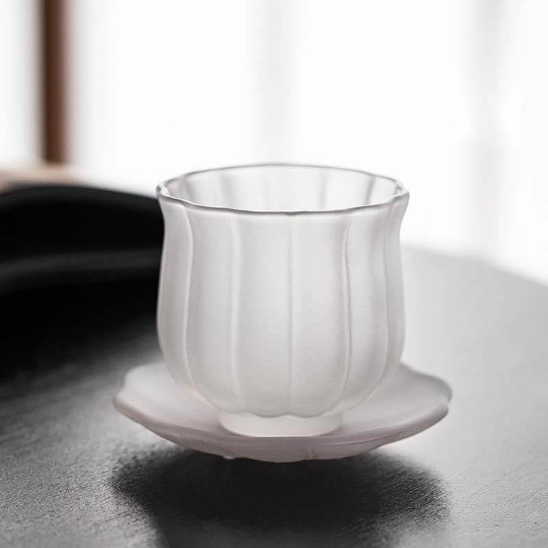 手作り耐熱ホウケイ酸ガラス蓮茶碗カンフーティーセット個人用シ - Handmade Ceramic Mug のレビューと価格