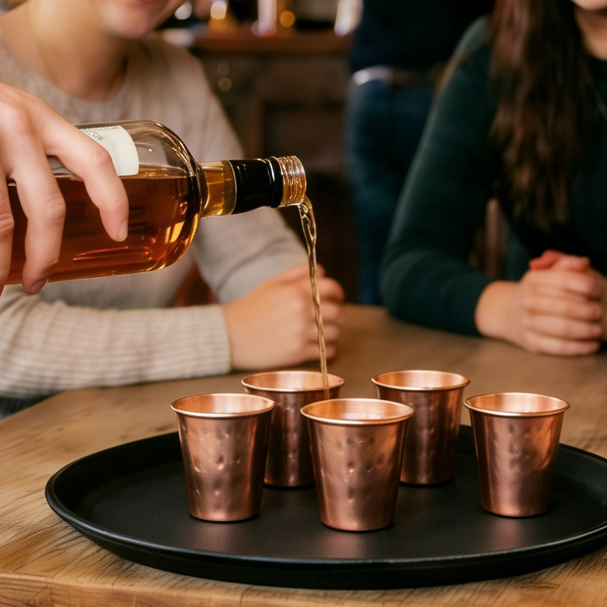 6cs 8個入り 新品 100%銅製カップ 純銅 モスクワミ - Copper Cocktail Mug のレビューと価格