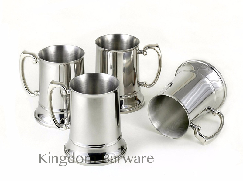 1 個タンカードスタイン二重壁ステンレス鋼ビールマグカクテル - Copper Cocktail Mug のレビューと価格