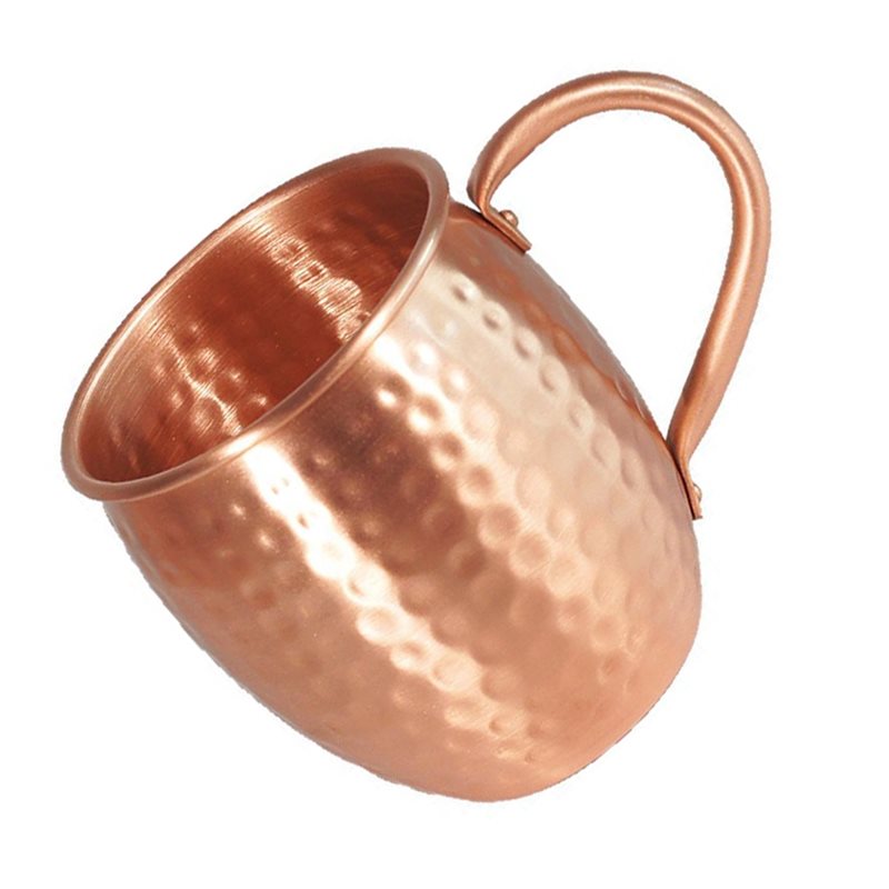 軽量の銅製カクテルマグセット。槌目加工を施したデザインで、ウ - Copper Cocktail Mug のレビューと価格