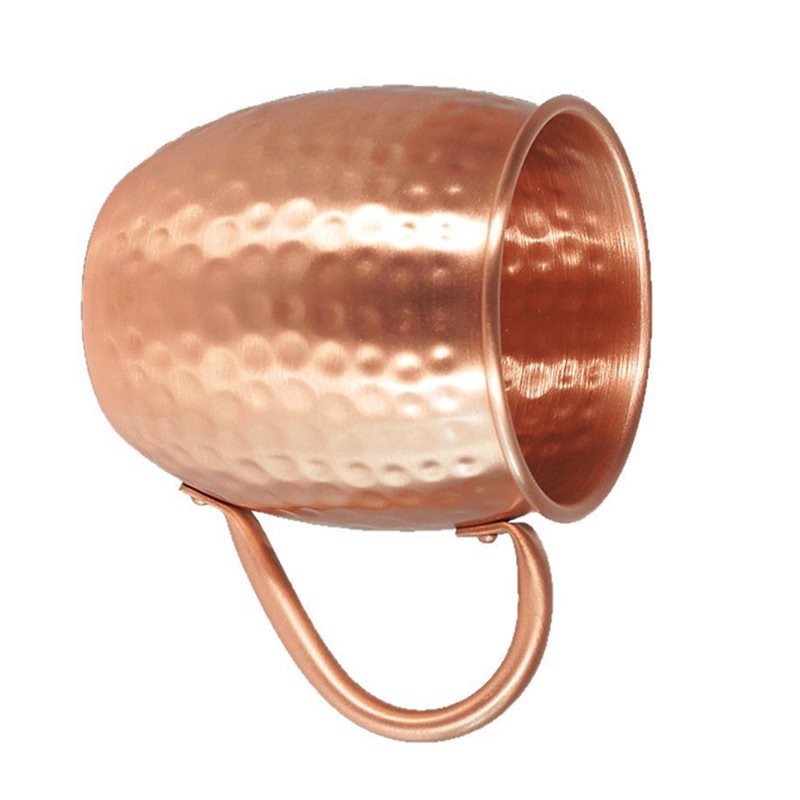 軽量の銅製カクテルマグセット。槌目加工を施したデザインで、ウ - Copper Cocktail Mug のレビューと価格