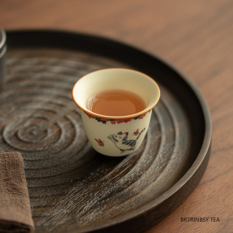 1個 中国製 ヴィンテージ セラミック ティーカップ 手作り - Handmade Ceramic Mug のレビューと価格