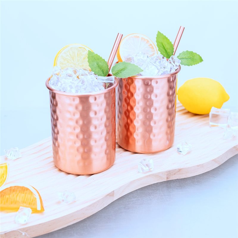 ABLU-2PC 400ml 銅色ステンレス鋼マグカップ ス - Copper Cocktail Mug のレビューと価格