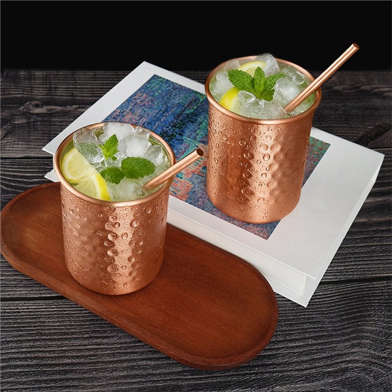 ABLU-2PC 400ml 銅色ステンレス鋼マグカップ ス - Copper Cocktail Mug のレビューと価格