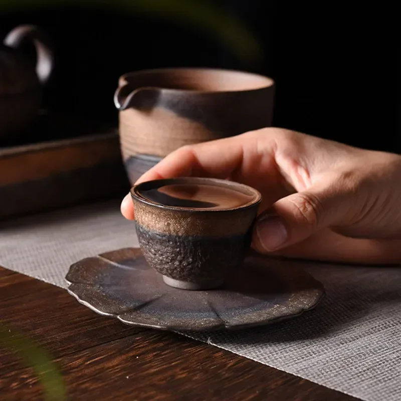 1 Pc 中国ヴィンテージセラミックティーカップ手作りラフ陶 - Handmade Ceramic Mug のレビューと価格